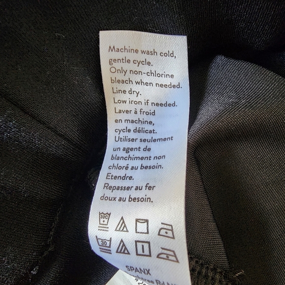 Spanx The Perfect Black Pant Bootcut Ponte Leggings Size Small Black - Picture 11 of 11